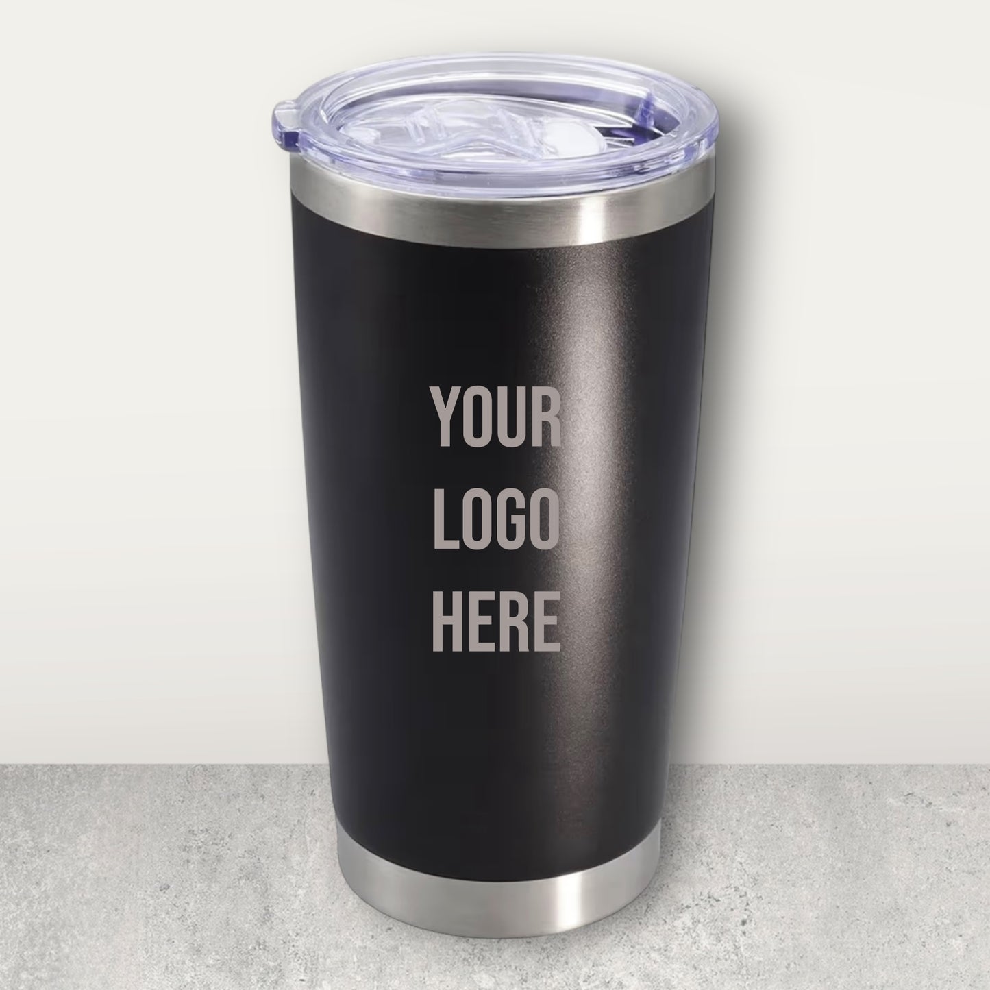 Custom Engraved 20 oz Tumblers | Upload Your Logo
