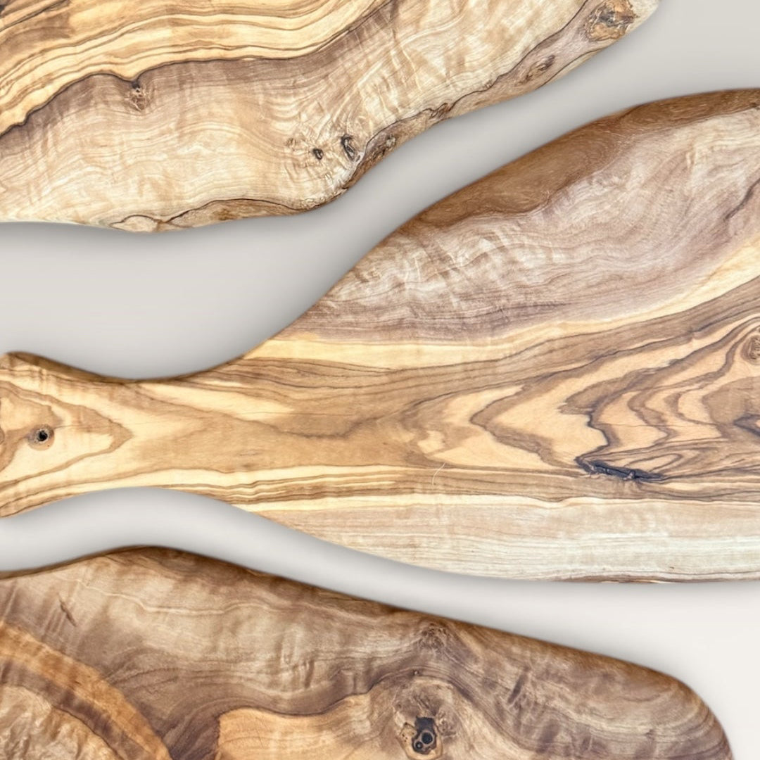 Olive Wood Cutting & Charcuterie Boards | 14 x 5 Inches