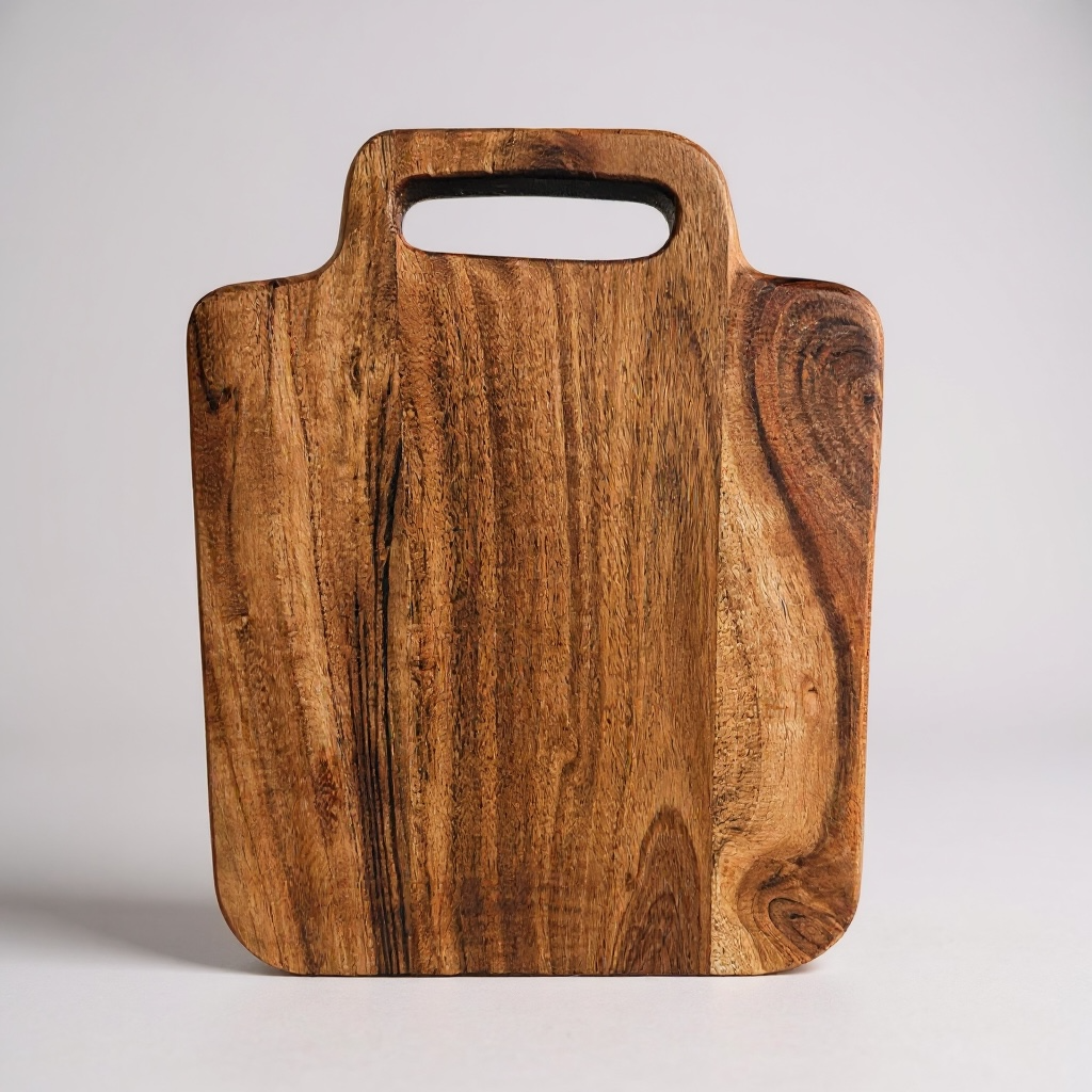 Acacia Wood Cutting Board | 10” x 8” (Includes Handle) | Custom Engraving Optional