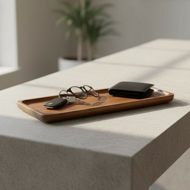 Acacia Wood Catch All Trays | 11 x 4 Inches | Optional Engraving