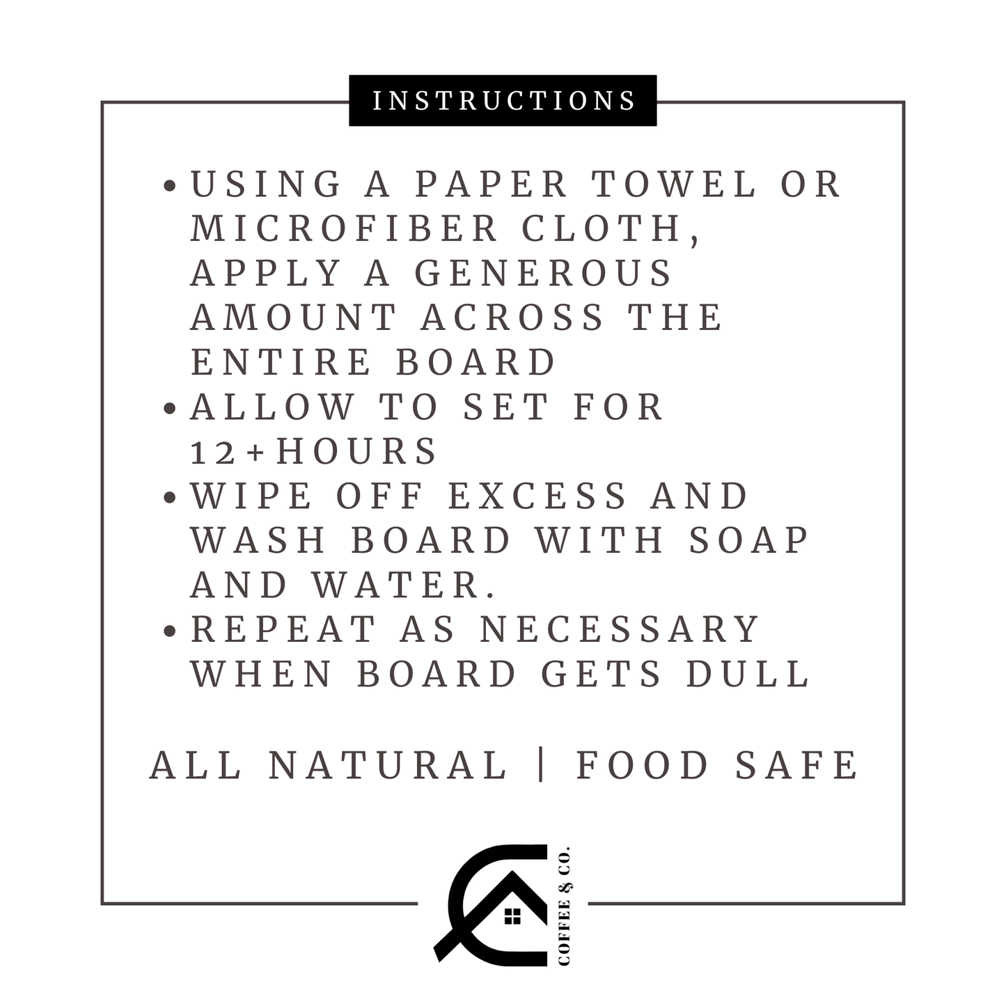 Wood Butter | Food-Safe | All Natural | 4 oz