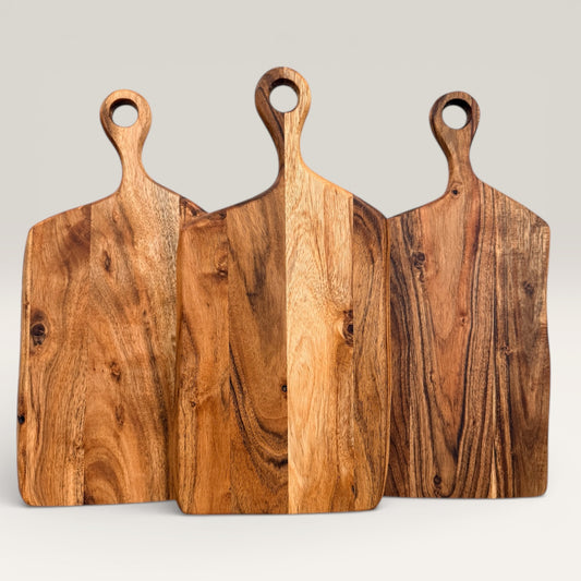 Acacia Wood Cutting & Charcuterie Board | 16 x 8 Inches | Engraving Available