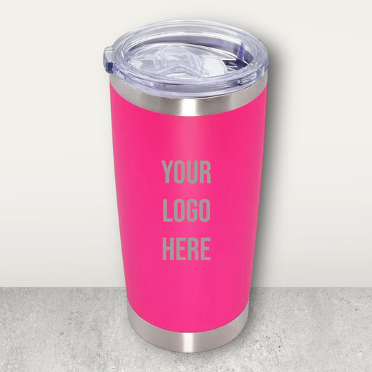 Custom Engraved 20 oz Tumblers | Upload Your Logo