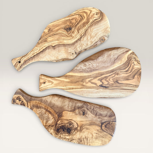Olive Wood Cutting & Charcuterie Boards | 14 x 5 Inches