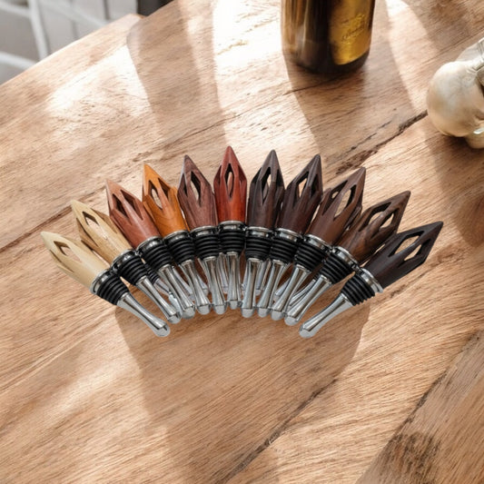 Custom Designed Wine Stoppers | Various Unique Woods